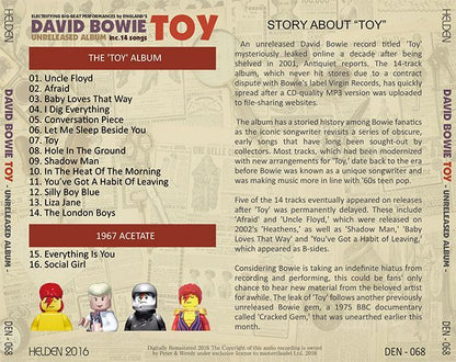 DAVID BOWIE / TOY - Unreleased Album - 【1CD】