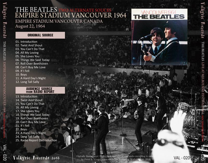 THE BEATLES / EMPIRE STADIUM VANCOUVER 1964 【CD】