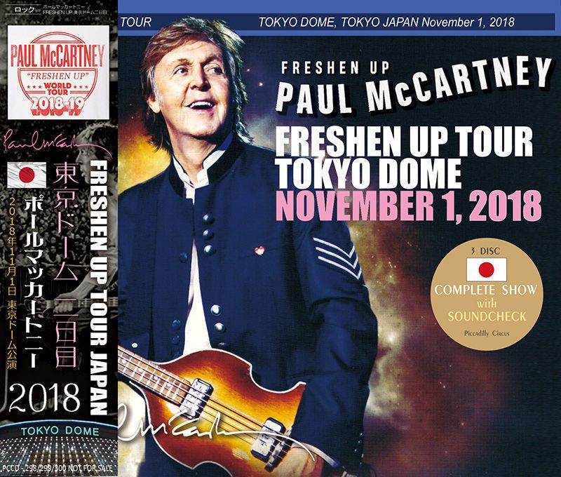 PAUL McCARTNEY / FRESHEN UP TOKYO DOME November 1, 2018 【3CD】