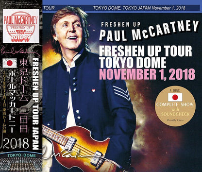 PAUL McCARTNEY / FRESHEN UP TOKYO DOME November 1, 2018 【3CD】