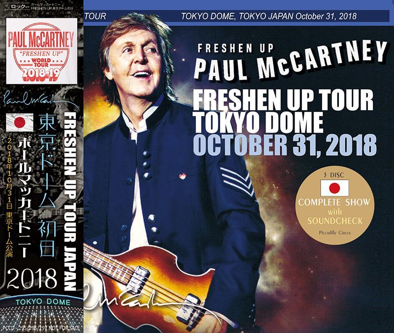 PAUL McCARTNEY / FRESHEN UP TOKYO DOME October 31, 2018 【3CD】