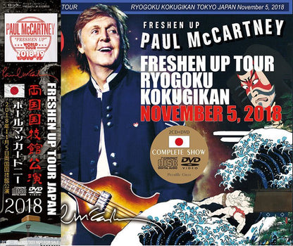 PAUL McCARTNEY / FRESHEN UP RYOGOKU KOKUGIKAN 2018 【2CD+DVD】