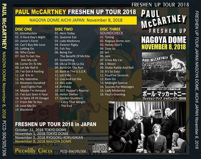 PAUL McCARTNEY / FRESHEN UP NAGOYA DOME 2018 【3CD】