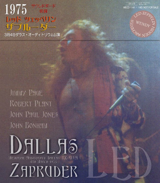 LED ZEPPELIN / ZAPRUDER 【3CD】March 4, 1975, Dallas SOUNDBOARD