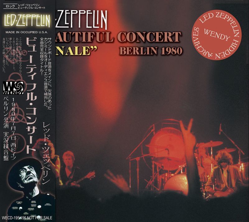 LED ZEPPELIN / BEAUTIFUL CONCERT "FINALE" BERLIN 【2CD】