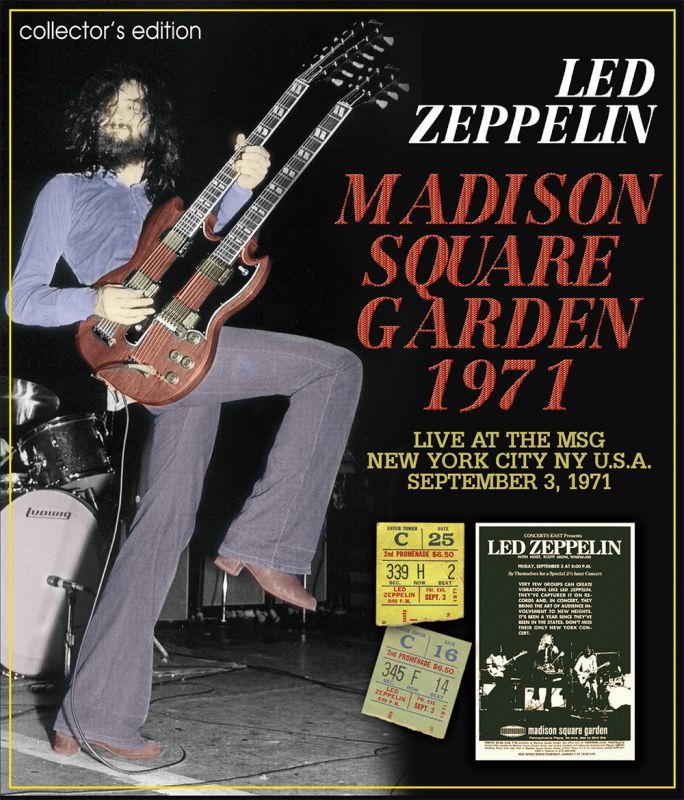 LED ZEPPELIN / MADISON SQUARE GARDEN 1971 collector's edition 【4CD】