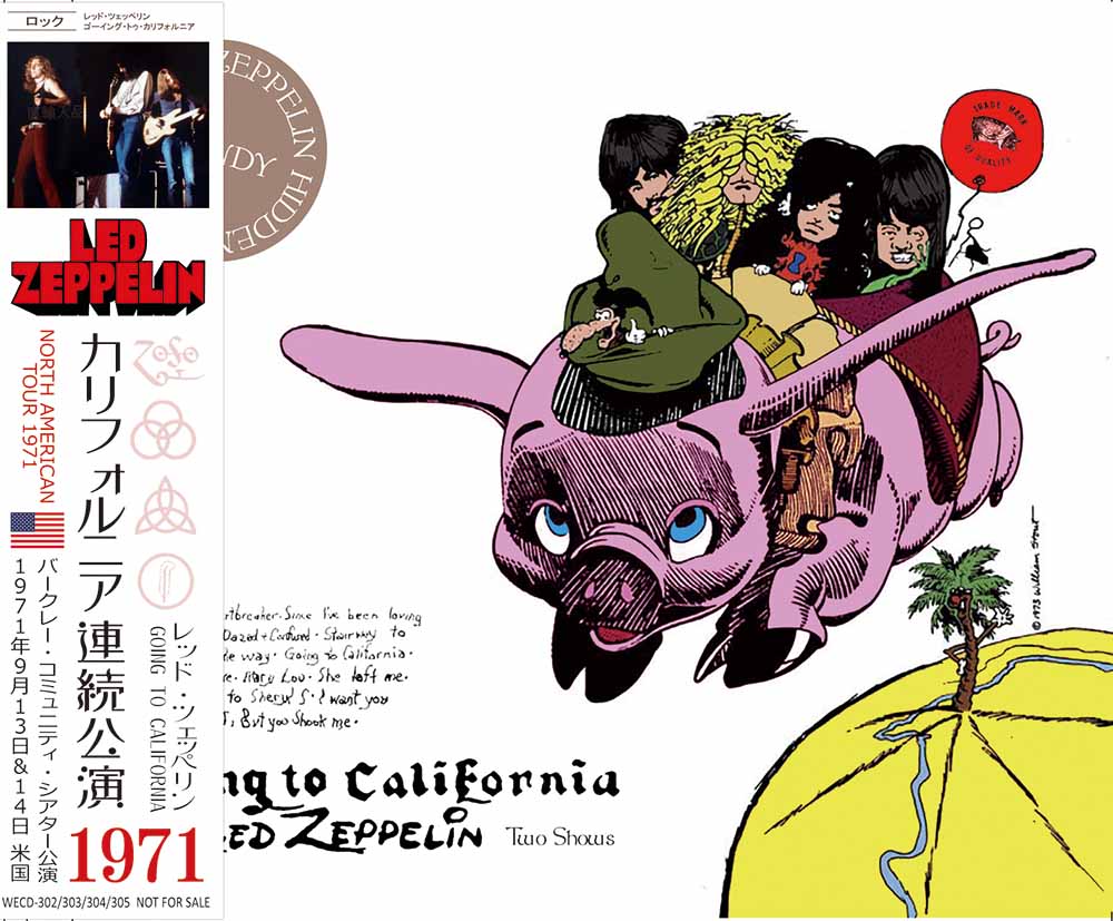 LED ZEPPELIN / GOING TO CALIFORNIA 1971 TWO SHOWS 【4CD】