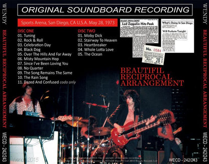 LED ZEPPELIN / BEAUTIFUL RECIPROCAL ARRANGEMENT 【2CD】