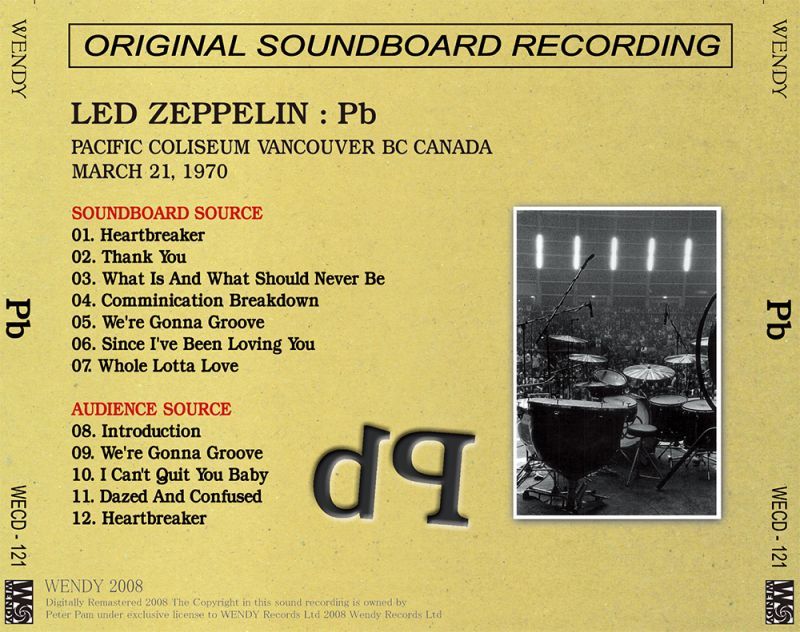 LED ZEPPELIN / Pb 【1CD】