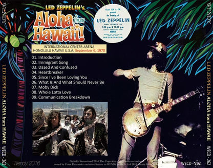 LED ZEPPELIN / ALOHA FROM HAWAII 1970 【1CD】