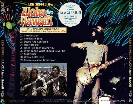 LED ZEPPELIN / ALOHA FROM HAWAII 1970 【1CD】