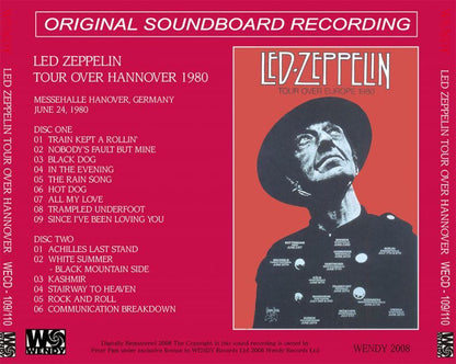 LED ZEPPELIN / TOUR OVER HANNOVER 【2CD】