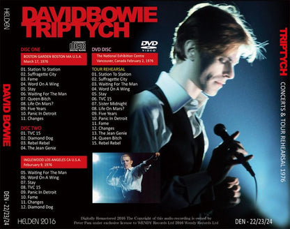DAVID BOWIE / TRIPTYCH 【2CD+DVD】