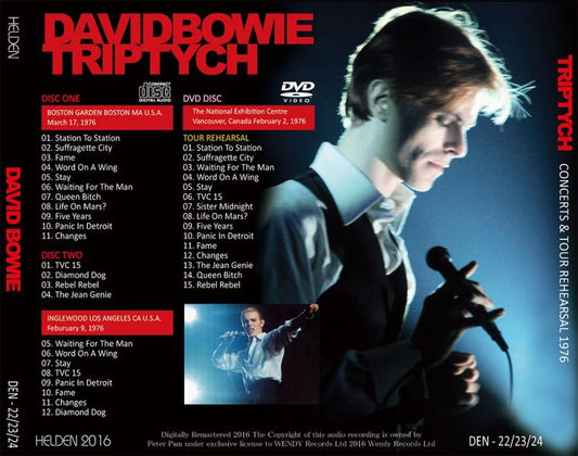 DAVID BOWIE / TRIPTYCH 【2CD+DVD】