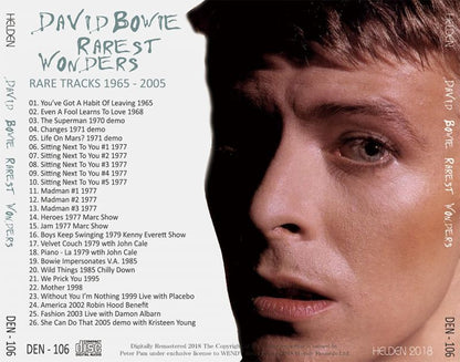DAVID BOWIE / RAREST WONDERS 1CD