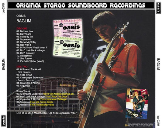 OASIS 1997 BAGLIM 2CD