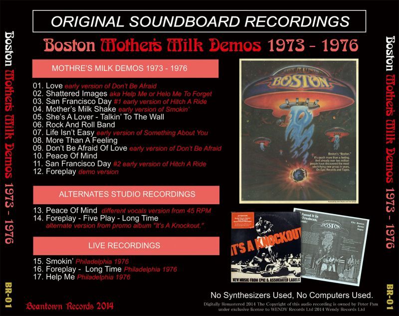 BOSTON / MOTHER'S MILK DEMO 【1CD】