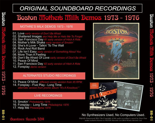 BOSTON / MOTHER'S MILK DEMO 【1CD】