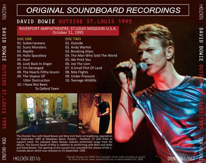 DAVID BOWIE / OUTSIDE ST.LOUIS 1995 【2CD】