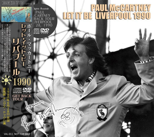 PAUL McCARTNEY / LET IT BE LIVERPOOL 1990 【CD+DVD】