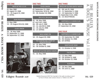 THE BEATLES / A DOLL'S HOUSE VOL.1 【6CD】