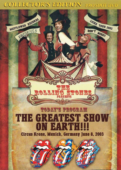 THE ROLLING STONES / THE GREATEST SHOW ON EARTH 【DVD】