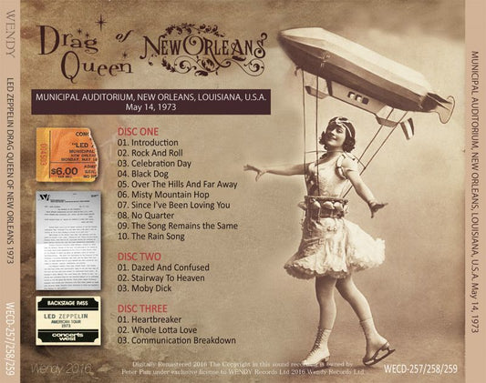 LED ZEPPELIN / DRAG QUEEN OF NEW ORLEANS 【3CD】