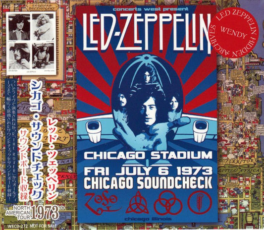 LED ZEPPELIN / CHICAGO SOUNDCHECK 1973 【1CD】
