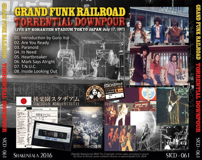 GRAND FUNK RAILROAD / TORRENTIAL DOWNPOUR 1971 【1CD】
