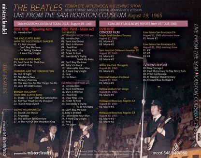 THE BEATLES / LIVE FROM THE SAM HOUSTON COLISEUM 1965 【2CD+DVD】
