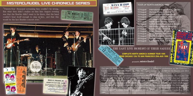 THE BEATLES / COMPLETE NORTH AMERICAN TOUR 1966 【CD+2DVD】