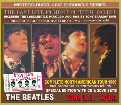 THE BEATLES / COMPLETE NORTH AMERICAN TOUR 1966 【CD+2DVD】