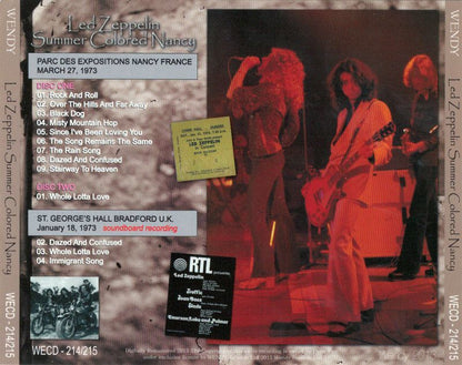 LED ZEPPELIN / SUMMER COLORED NANCY 【2CD】