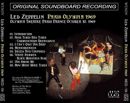 LED ZEPPELIN / PARIS OLYMPIA 【1CD】