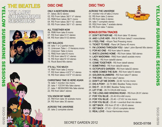 THE BEATLES / YELLOW SUBMARINE SESSIONS 【2CD】