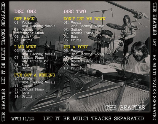 THE BEATLES / LET IT BE MULTI TRACKS SEPARATED 【2CD】