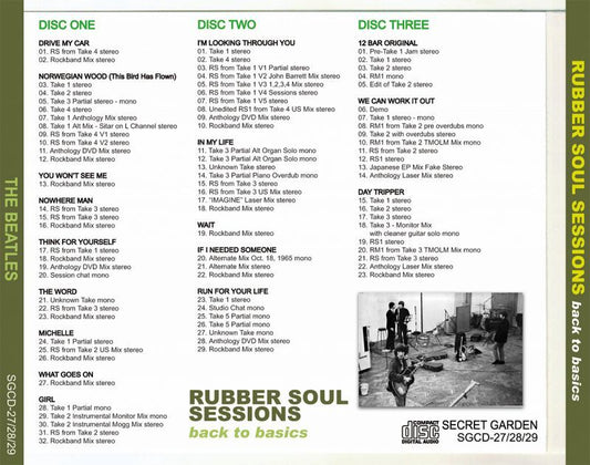 THE BEATLES / RUBBER SOUL SESSIONS 【3CD】