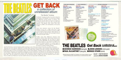 THE BEATLES / GET BACK a collection of unreleased album 【4CD+BOOKLET】