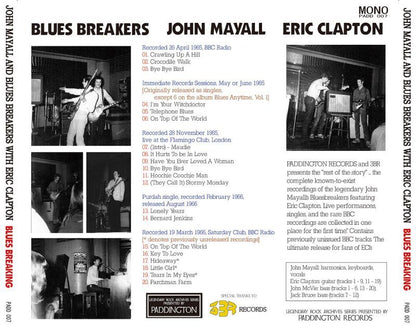 BLUES BREAKERS / BLUES BREAKING 【1CD】