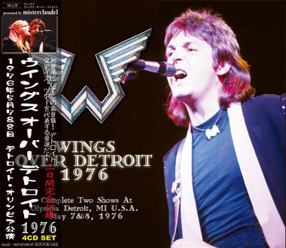 PAUL McCARTNEY / WINGS OVER DETROIT 1976 【4CD】