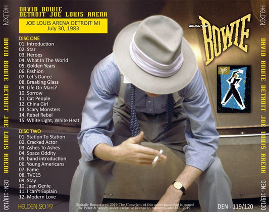 DAVID BOWIE / DETROIT JOE LOUIS ARENA 1983 【2CD】