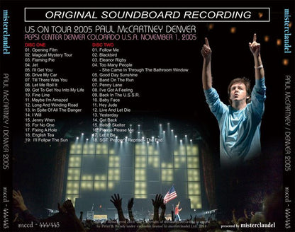 PAUL McCARTNEY / DENVER 2005 【2CD】