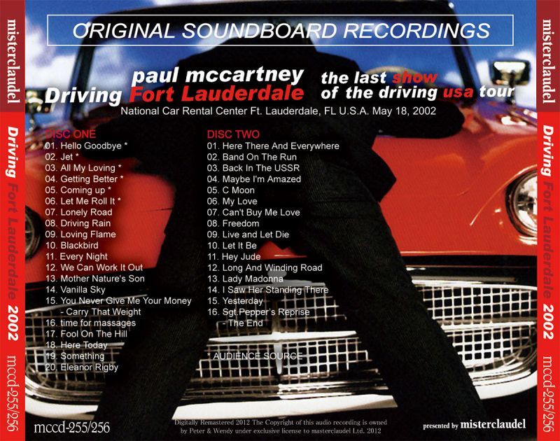 PAUL McCARTNEY / DRIVING FORT LAUDERDALE 【2CD】 – WORLD MUSIC LOVER