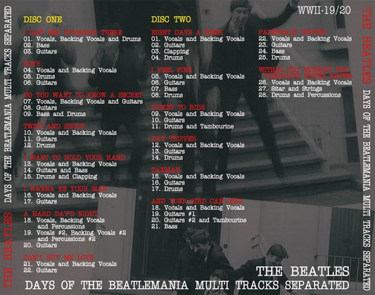 THE BEATLES / DAYS OF THE BEATLEMANIA MULTI TRACKS SEPARATED 【2CD】