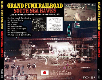 GRAND FUNK RAILROAD / SOUTH SEA HAWKS 1971 【1CD】