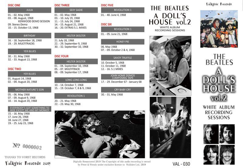 THE BEATLES / A DOLL'S HOUSE VOL.2 【6CD】