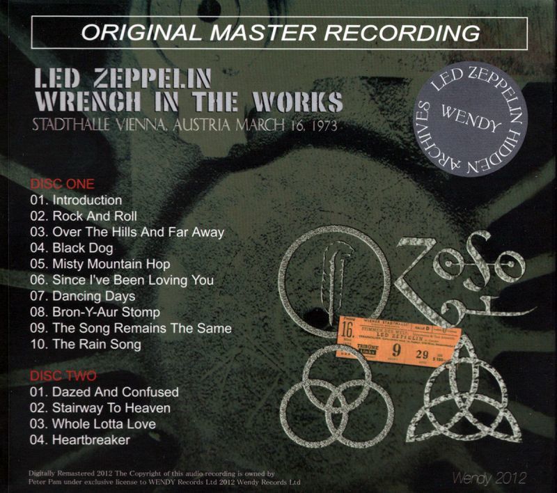 LED ZEPPELIN / WRENCH IN THE WORKS 【2CD】