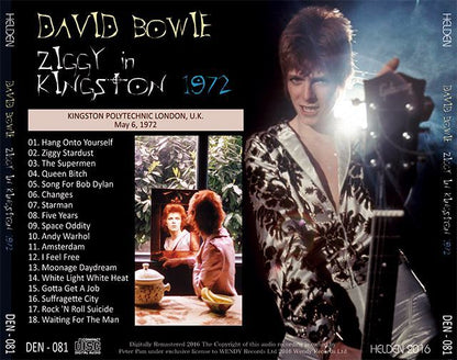 DAVID BOWIE / ZIGGY IN KINGSTON 1972 【1CD】