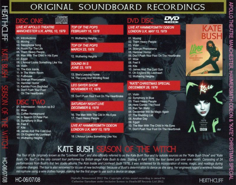 KATE BUSH / SEASON OF THE WITCH 【2CD+DVD】