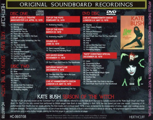 KATE BUSH / SEASON OF THE WITCH 【2CD+DVD】